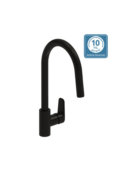 Artema Shift Pull-Down Eviye Bataryası A4374936, Mat Siyah, V-Bright Kaplamalı