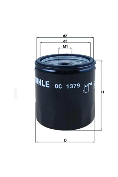 MAHLE 1379 YAĞ FİLTRESİ HARLEY DAVİDSON
