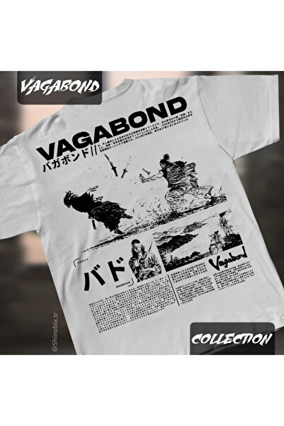 SHINOBIX Vagabond Anime / Manga Miyamoto Musashi Oversize T-Shirt