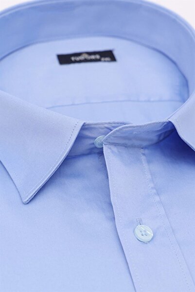 Tudors قميص رجالي - مقاس كبير، كم طويل، قطن ساتان Bt13001-22