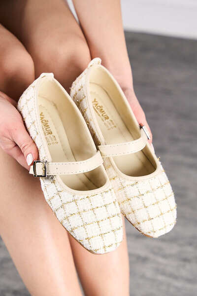 Nstil Pantofi de zi cu zi, bej, pentru femei, cu curele, cu cataramă din cauc...