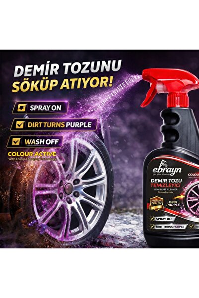 Ebrayn Demir Tozu Temizleyici Moraran Jant & Kaporta 500 ml EBY