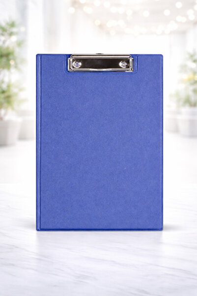 imma غلاف ميديان سكريتيرك من مادة PVC مقاس A4 باللون الأزرق