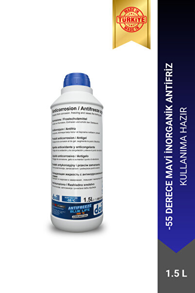 doill -55 / -56 Derece Hazır Karışım 1.5 Litre Mavi Antifriz - G11
