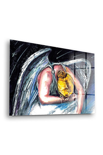 Decovetro Tablou din sticlă Aripi de înger