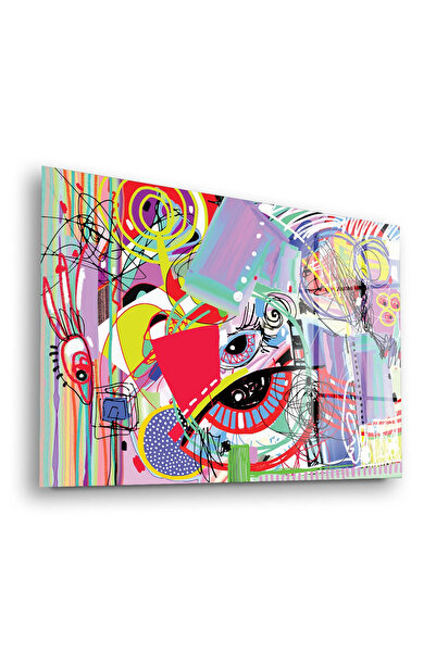 Decovetro Linije oka na staklenom stolu