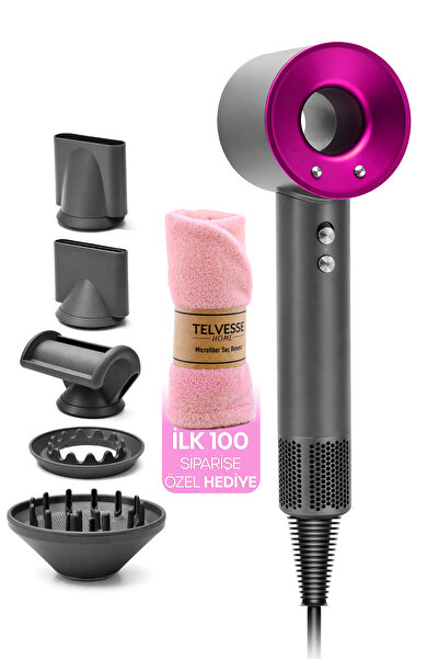 Venenon مجفف شعر أيونايزر برو 5 برؤوس أيونايزر بلازما 2026، يتضمن حامل، لون و...