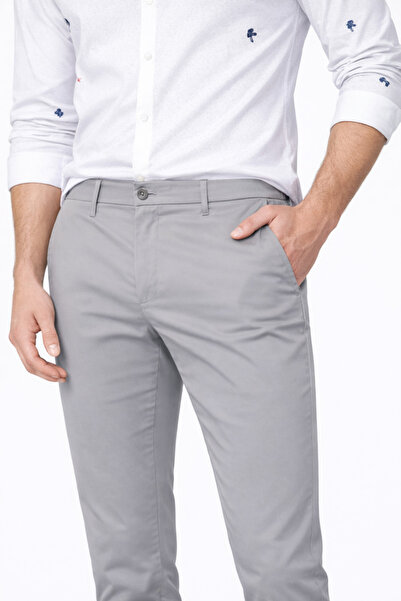 WE&ME Men's Slim Fit Lycra Casual Trousers – Flexible Comfortable Fit