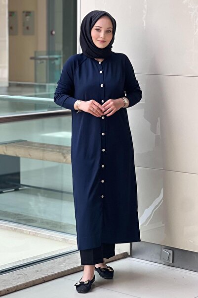 Nuss Basic Long Mercerized Cardigan