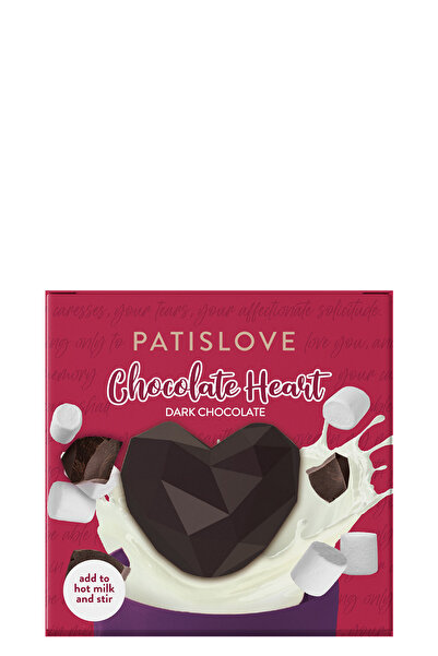 Patiswiss Patislove Heart Chocolate Bomb – Marshmallow Dolgulu Kalp Sıcak Çik...
