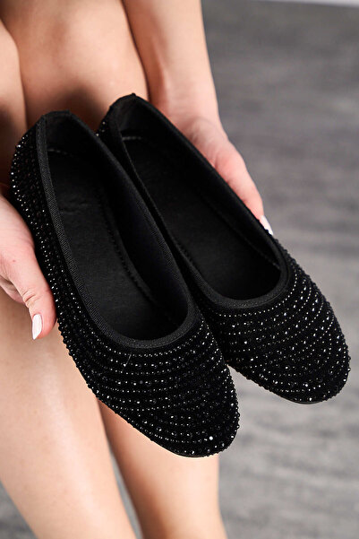 İmerShoes Pantofi de damă negri de zi cu zi, cu vârf oval, argintiu, satin, o...