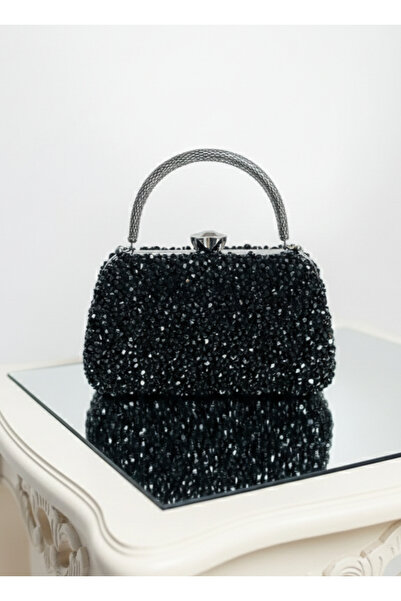 Çanta Trend Women's Stoned Double Handle Women's Young Wedding Nikah Prom Gra...