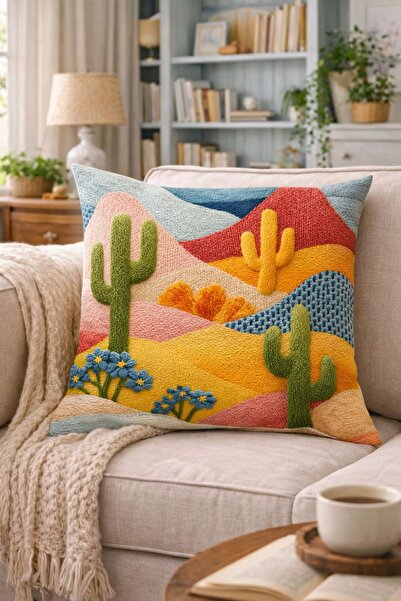 Arancione Co . Çift Tarafı Baskılı Kırlent Kılıfı 6AOD30