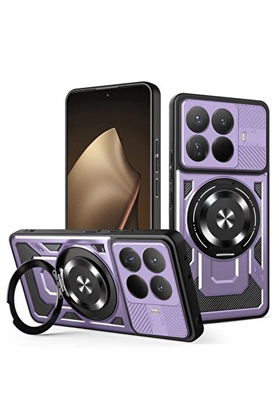 SKYDDAR INNOVATION Husă pentru Xiaomi 15T Pro, RuggedCam, inel magnetic, set ...