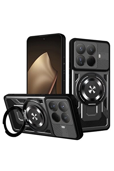 SKYDDAR INNOVATION Husă pentru Xiaomi 15T Pro, RuggedCam, inel magnetic, set ...