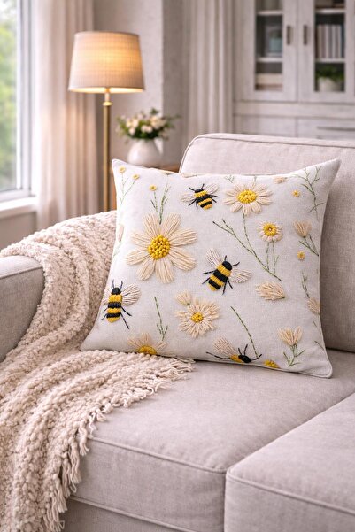 Arancione Co . Κάλυμμα μαξιλαριού με εκτύπωση διπλής όψης 6AOD21