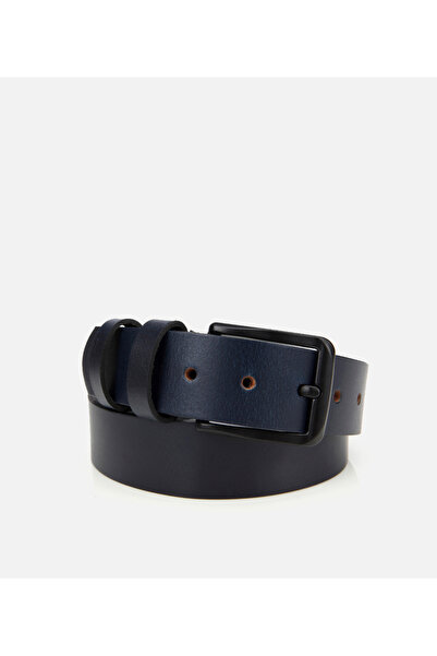 Hotiç Erkek Deri Lacivert Kemer