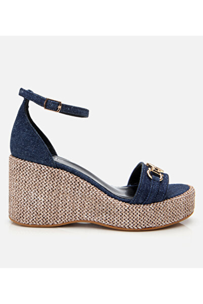 Hotiç Koyu mavi Kadın Sandalet