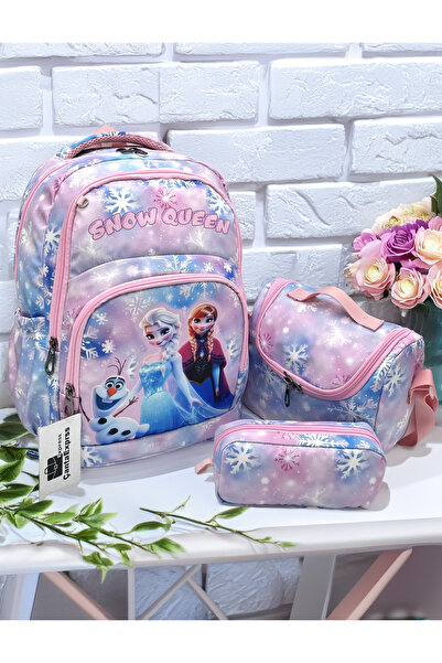 ÇantaExpress Set de 3 rucsacuri pentru școala primară pentru fete, cu model c...