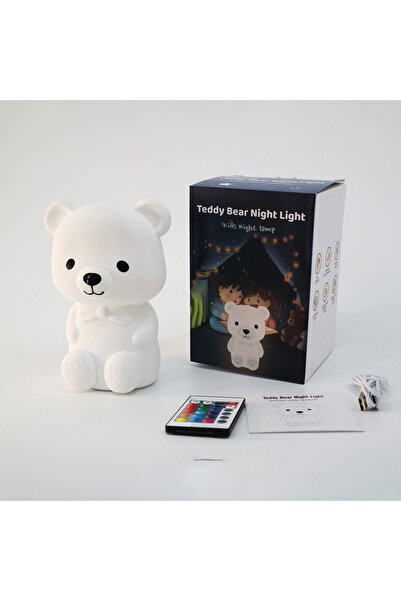 wayawaa Cartoon Bear Night Light, Nursing Light, Touch Control, Desk and Nigh...