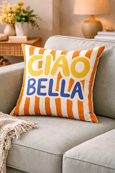 Arancione Co . غطاء وسادة مطبوع على الوجهين 6AOD3