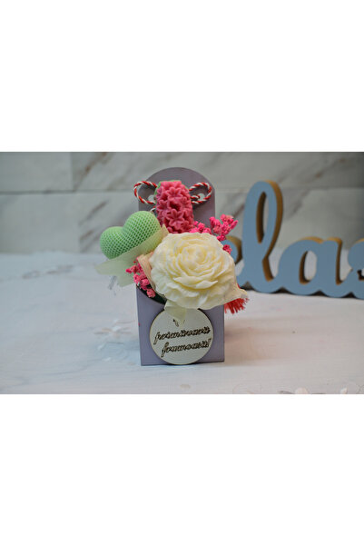 Luxora Set Mărțișor – buchețel floral cu inimă