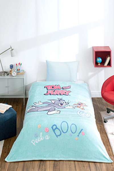 Özdilek Tom & Jerry Lisanslı Tek Kişilik Çocuk Battaniyesi 150x200 cm