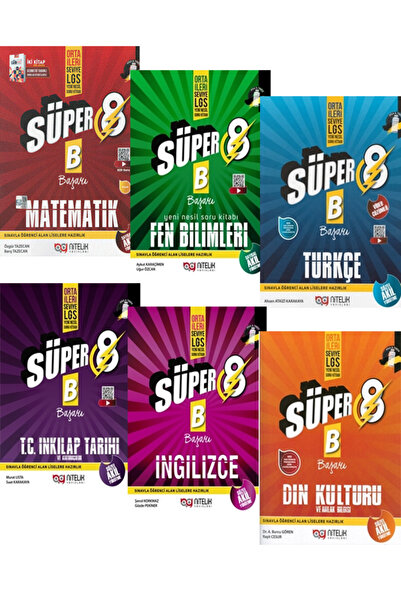 Nitelik Yayınları 8. Sınıf Süper B Başarı Seti 6 Kitap