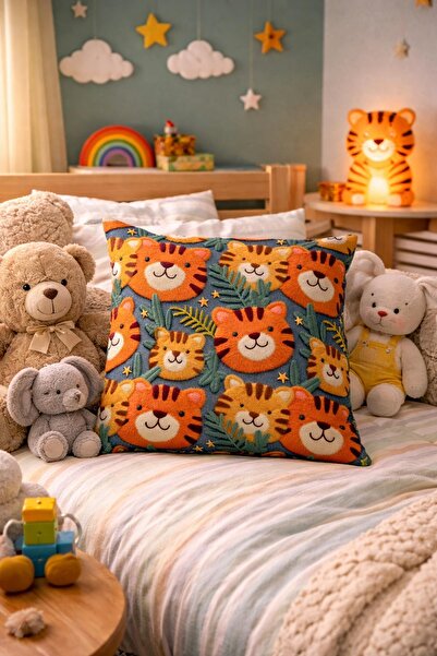 Evdek Çift Tarafı Baskılı Kırlent Kılıfı 6EOD37