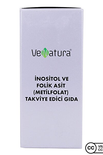VeNatura İnositol ve Folik Asit Metilfolat 20 Saşe
