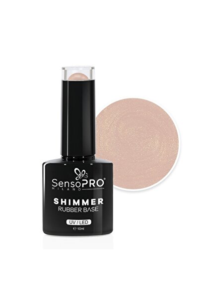 SensoPRO Milano Βάση από καουτσούκ Shimmer - #09 Irresistible Nude Shimmer Go...