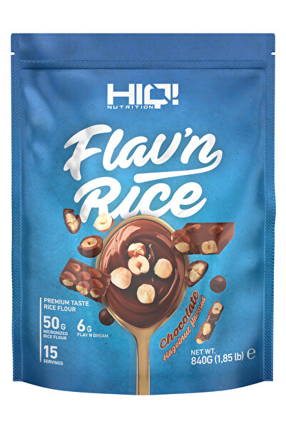 HIQ NUTRITION HIQ Flav'n Rice 840g CHOCOLATE HAZELNUT FLAVORED