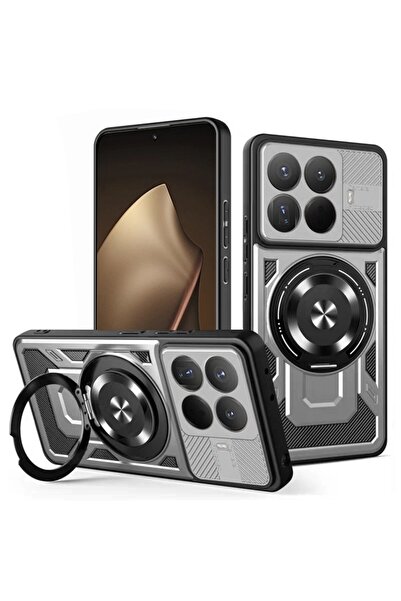 SKYDDAR INNOVATION Husă pentru Xiaomi 15T Pro, RuggedCam, inel magnetic, set ...
