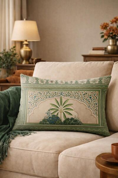 Arancione Co . غطاء وسادة مستطيل الشكل مطبوع على الوجهين 6AOD4