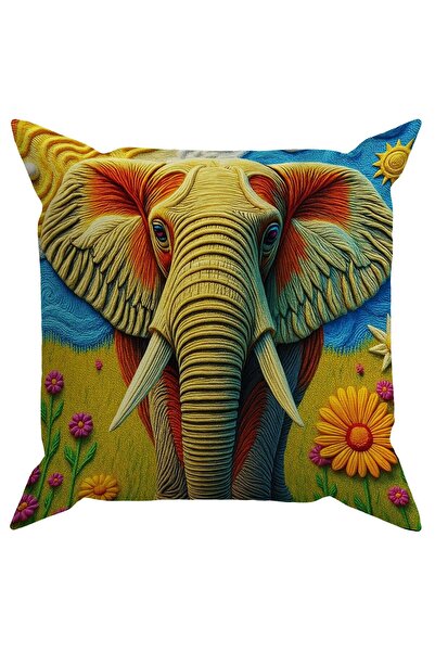 Evdek Husă de pernă imprimată digitală Ds24 cu broderie