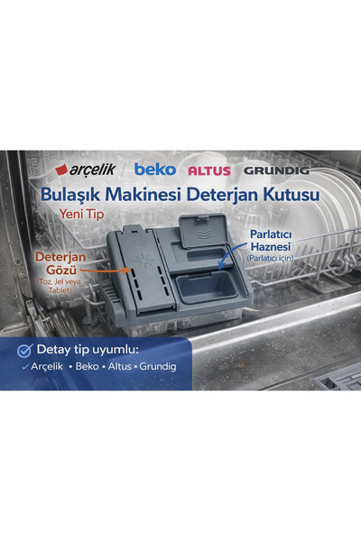 Grundig Bulaşık Makinesi Deterjan Kutusu - ( 1512300100 )