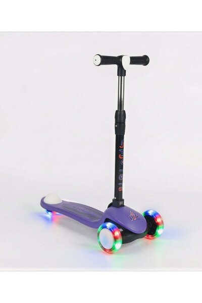 PRO Toys Işık/Ledli Üç Teker Yükseklik Ayarlanabilir ve Katlanabilir Fren Sis...