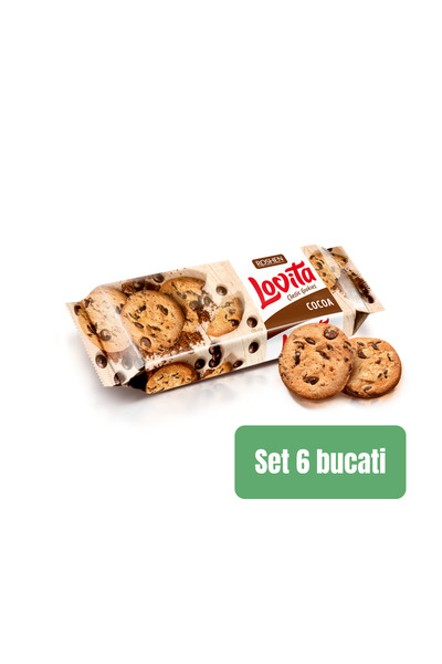 Roshen SET 6 BUCĂȚI - LOVITA CLASSIC COOKIES, BISCUIȚI CU GLAZURĂ 150g