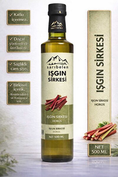 sarıbelen Işgın Kökü Sirkesi 500 ml Doğal & Katkısız Fermente Sirke
