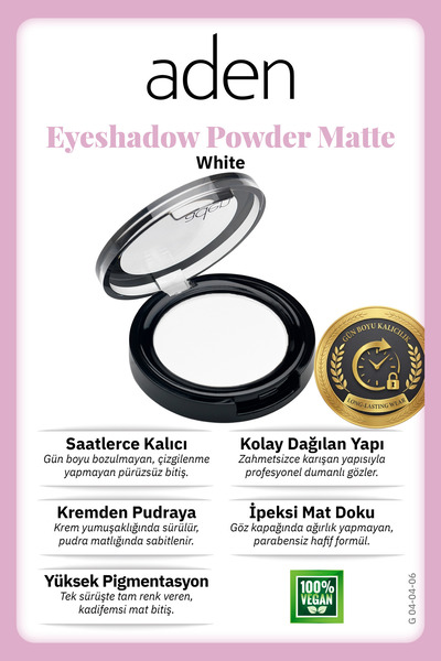 Aden Mat Göz Farı 4 gr