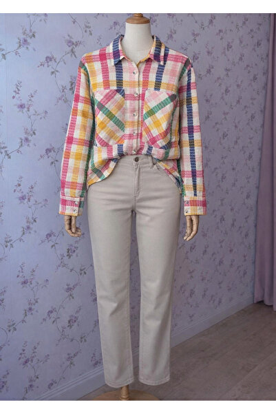 aleksandritbutik ALEKSANDRİT BUTİK KADIN VİNTAGE ODUNCU GÖMLEK