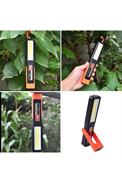 Janva Şarjlı El Feneri Kamp Lambası Işıldak Fener Mıknatıslı 3 Modlu Çalışma ...