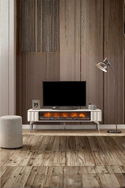 Breda Home Concept Uno Mdf Şomineli Tv Ünitesi, Tv Sehpası