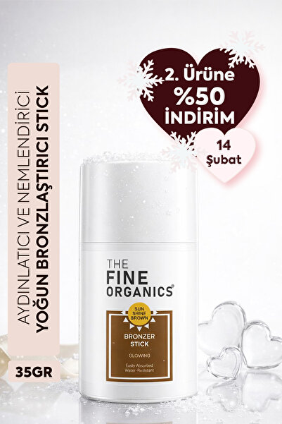 THE FINE ORGANICS Aydınlatıcı ve Nemlendirici Yoğun Bronzlaştırıcı Stick, 35GR