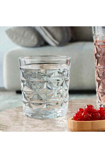 dealshopromania Set of 12 Estrella Glasses 305 ml – Thick glass with elegant ...