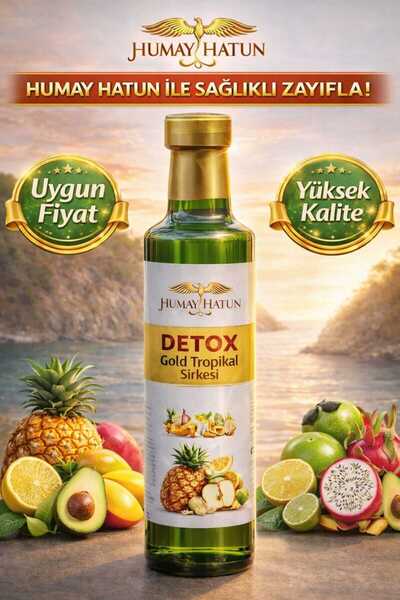 HUMAY HATUN Detoks Gold tropikal sirkesi 500 ml