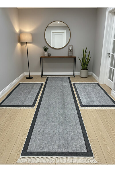 ALLGELSİN طقم سجاد غرفة النوم طقم سجاد غرفة النوم 3 قطع 2 قطعة 80x150 سم 1 قط...