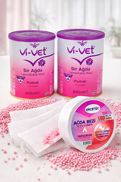 Vi-vet Vivet Pudralı Konserve Sir Ağda 800 Ml 2 Adet