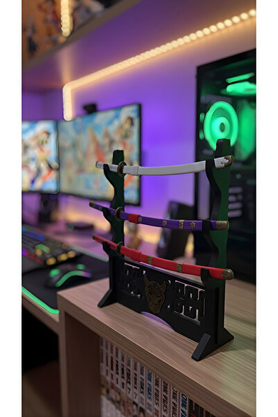 END Design Zoro’nun Wano Arc Efsanevi 3’lü Mini Katana Seti One Piece (STAND ...