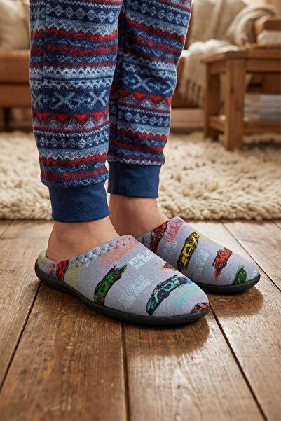 GEZER Boy's Winter Legend Comfortable Sole Home Garden Gondola Slippers